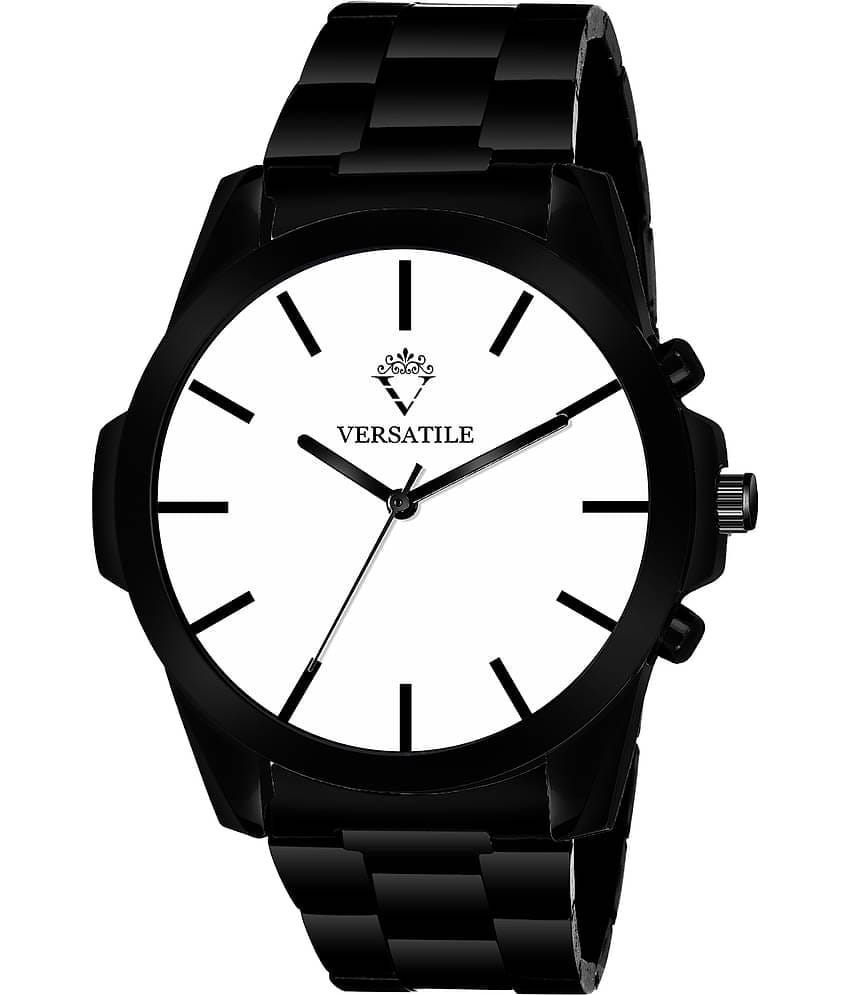 Versatile - Black Stainless Steel Analog Men's Watch