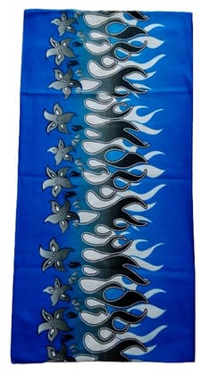 Voici France face mask Smuff Mutlipurpose Bandana Balaclava Headband Scrunchie Neckerchief HairBand Scarf Headwrap Pirate Wrap Beanie Caps Blue Color OpT-31