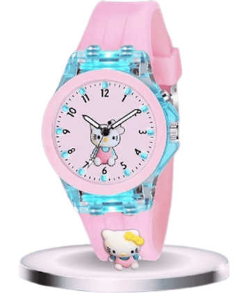 Renaissance Traders Pink Dial Analog Girls Watch ( Pack of 1 )