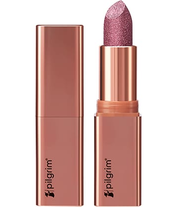 Pilgrim Pilgrim Glitter Lipstick Her Highness-08 Make Up,For All Skin Type,4.2G (pack Of 1)