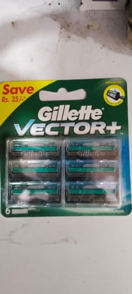 Gillette vector+ replacement  razor blade  