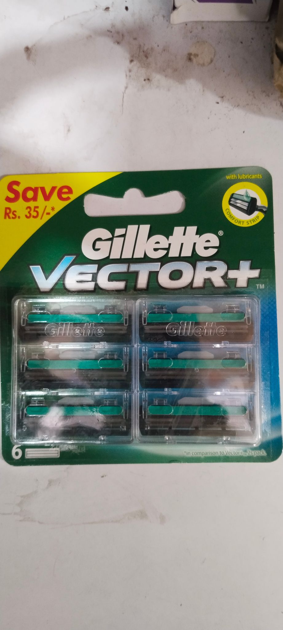 Gillette vector+ replacement  razor blade  