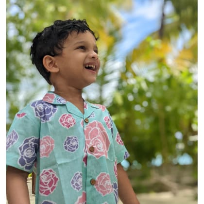 Beach Shirt | Rose Blush-0-6M