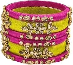 Elegant ROLD GOLD FANCY Bangles Bracelets Set
