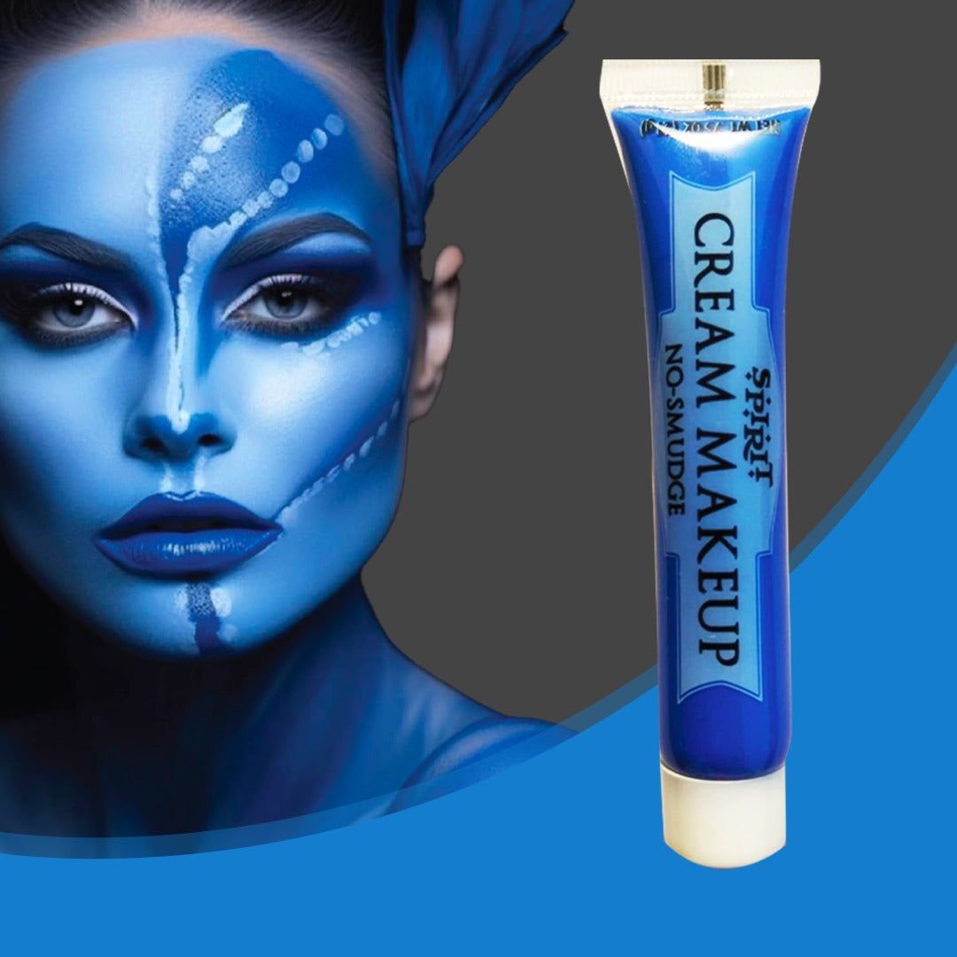 Blue Face Paint Makeup - 1PC