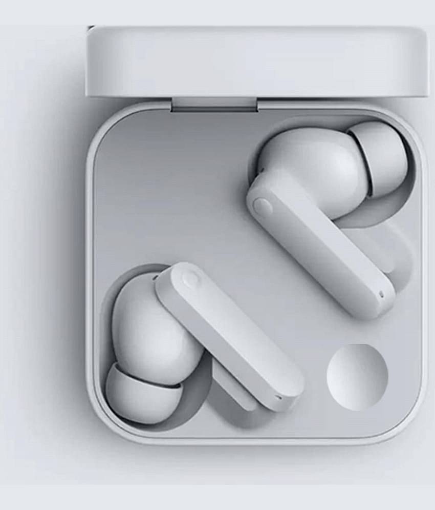 "Premium white Wireless Earbuds with Crystal Clear Sound, Long Battery Backup, Touch Controls, Bluetooth Connectivity, Comfortable Fit, Deep Bass, Noise Isolation – Ideal for Music, Calls, Workouts, and Travel."