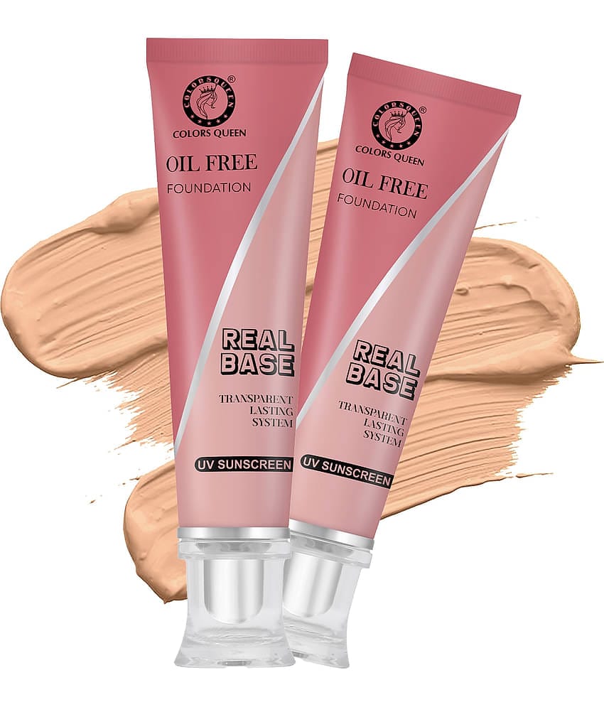 Colors Queen Real Base Oil Free Foundation Combo 2 (Natural)