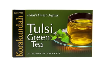 Korakundah Organic Tulsi Green Tea (25 Dip Bags)