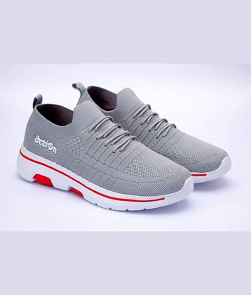 Action Gray Men's Sports Running Shoes