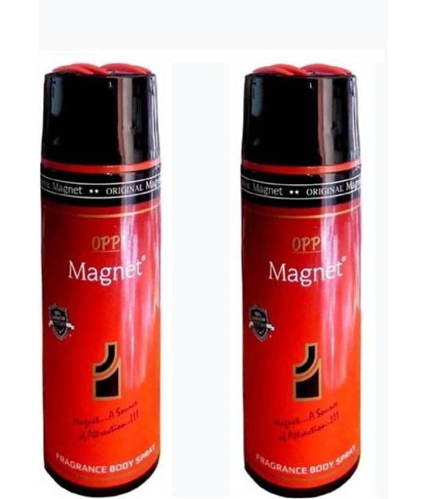 OPP Magnet Body Spray Deo Body Spray - For Men & Women 200 ml each,pack of 2.