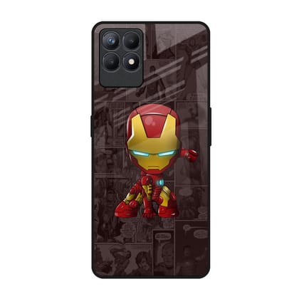 Angry Baby Super Hero Glass Case for Realme Narzo 50
