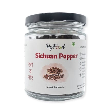 Hyfood Sichuan Pepper Whole (Timur Pepper) - 470 gm - One jar of whole spices