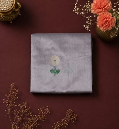 Handloom Chanderi Silk By Mercerized Cotton Saree