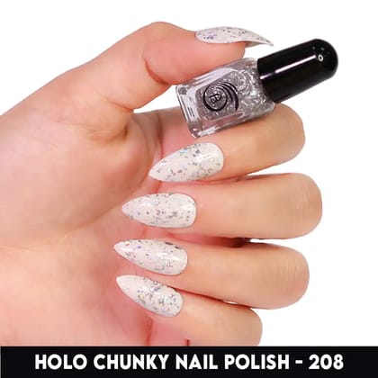 HOLO CHUNKY NAIL POLISH - BNP 208