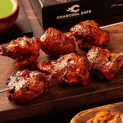 Koyla Chicken Tikka (6 Pcs)