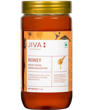 Jiva Ayurveda Multi flora Honey Boosts Immunity - 1kg(Pack of 1)