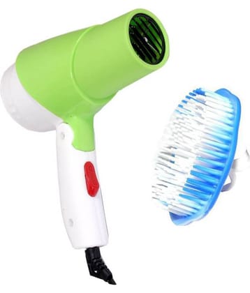 Lenon 1280 Green Hair Dryer ( Free AssortedComb )