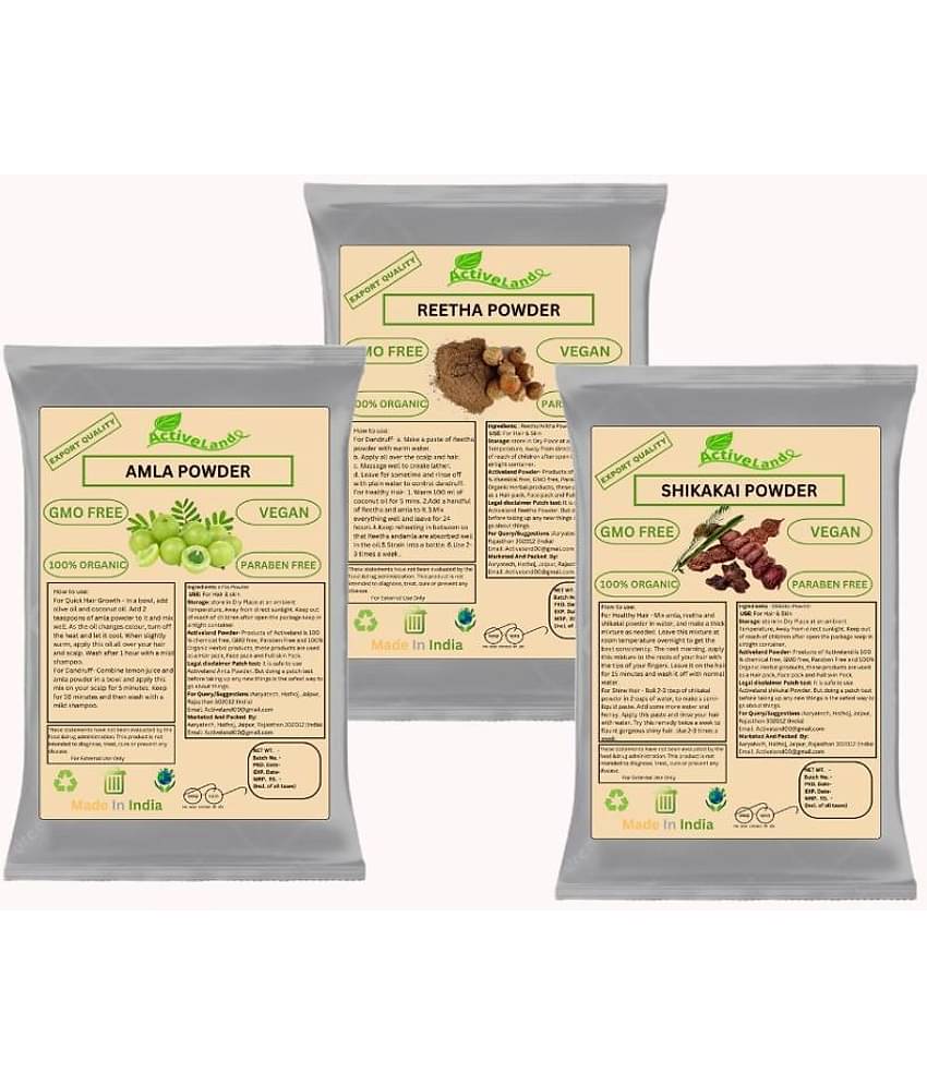 Reetha Amla Shikakai Powder For Hairs_300g