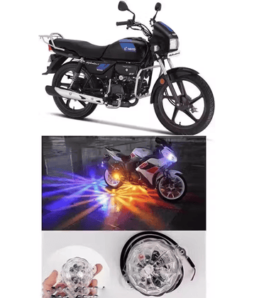 Aksmit Multicolour LED Star Light for Bike, Scooty Brake Light, 12V, 20W, Pack of 1