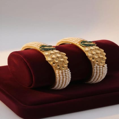 Elayne Royal Mayur Pearl Bangles