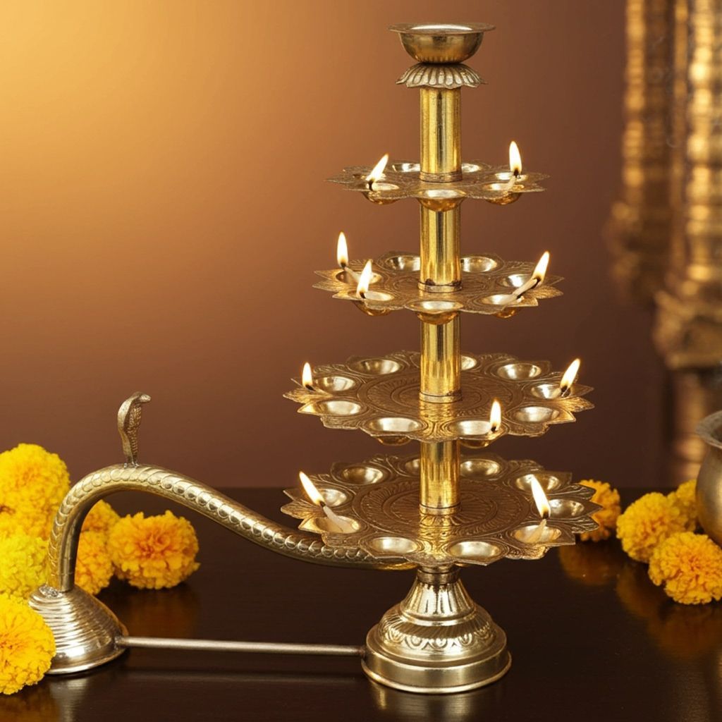 Brass Ganga Arti 31 Wicks (FMAS721 H)