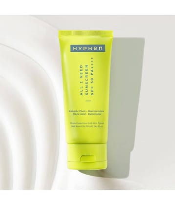 Hyphen All I Need Sunscreen SPF 50 PA++++ 50ml (Pack of 1)