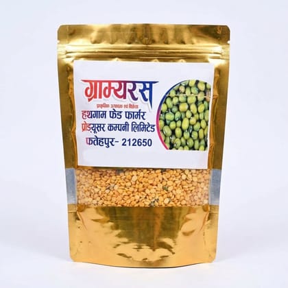 Gramyras Split Gram (Chana Dal) - 500 gm - 500 gm - One packet of Split Gram