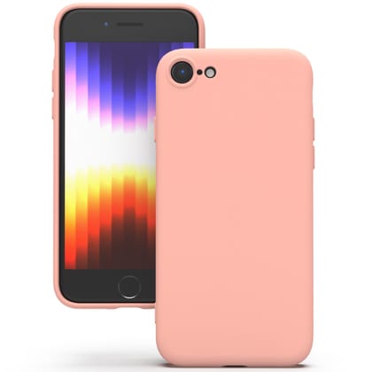 YATWIN Silicone Back Case for iPhone SE 2020/2022, iPhone 7/8, Soft-Touch Phone Back Cover for Apple iPhone SE 2nd 3rd Generation - Pink YATWIN Silicone Back Case for iPhone SE 2020/2022, iPhone 7/8, Soft-Touch Phone Back Cover for Apple iPhone SE 2nd 3r