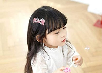 Aliza Set of 18 Pcs Fancy Head wear Accessories For Baby Girls/Toddlers Children's Suit Girls Baby Hair Clips Small Safety Clip Princess Hairpin Baby Hair Accessories Gift Box (Red)
