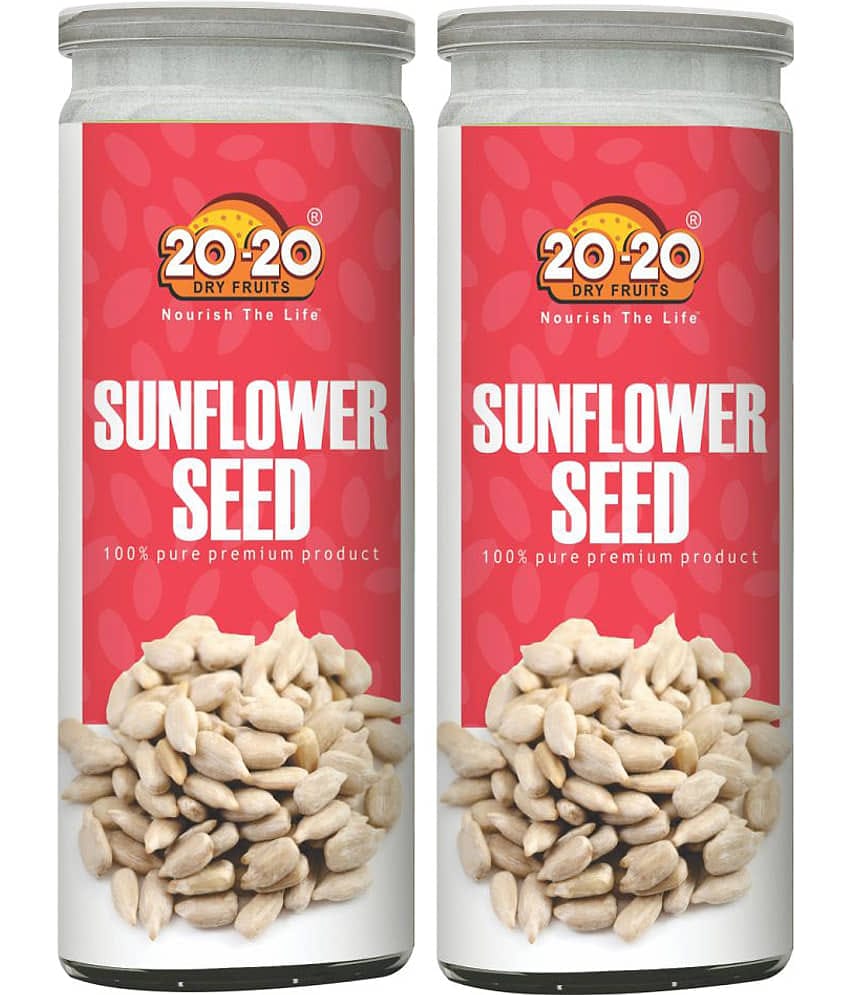 20-20 Dry Fruits Sunflower Seeds 200 g Each Pack of 2