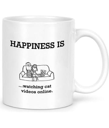 Idream Quote Printed Ceramic Coffee Mug 1 Pcs 330 mL