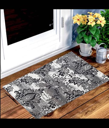 BELLA TRUE - Anti-skid Polyester Door Mat ( 60 X 40 cm ) Single - Black