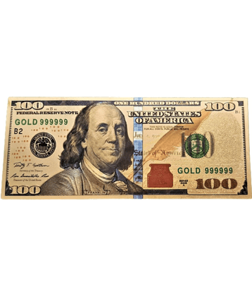 USA 100 DOLLAR 24 KT GOLD PLATED NOTE BRAND NEW CONDITION
