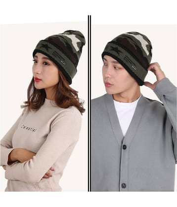 Edifier Woollen Winter Cap for Men & Women (Pack of 1)