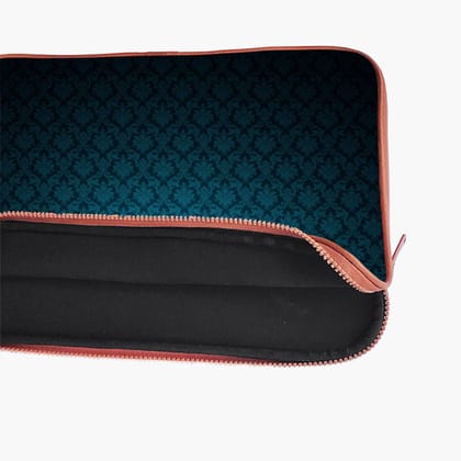 "Gradient Blue Art" Laptop Sleeves:Bold Modern Design for Every Size-17" / Brown
