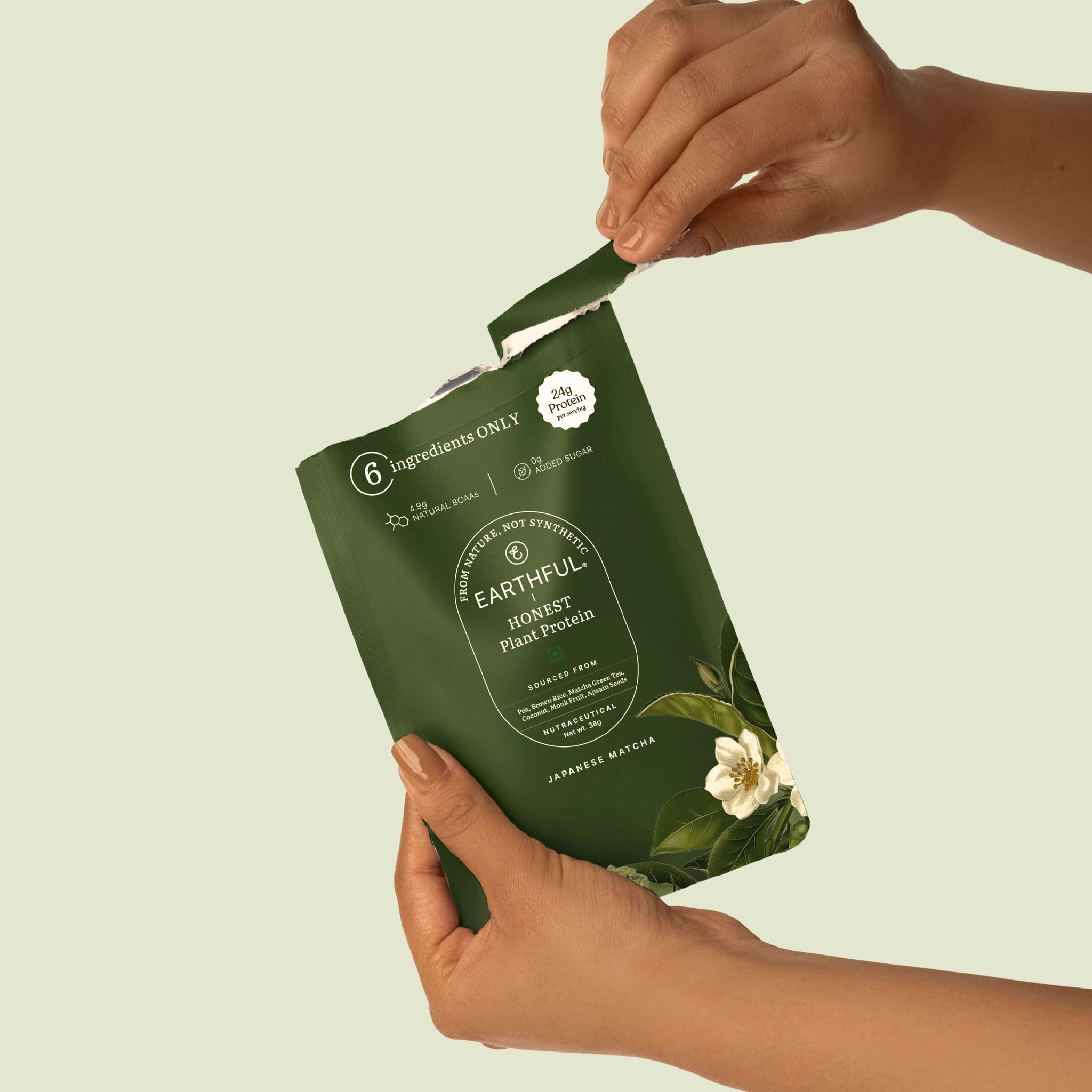 Earthful Honest Plant Protein-Japanese Matcha