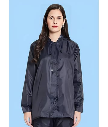 PP Kurtis Long Raincoat - Blue