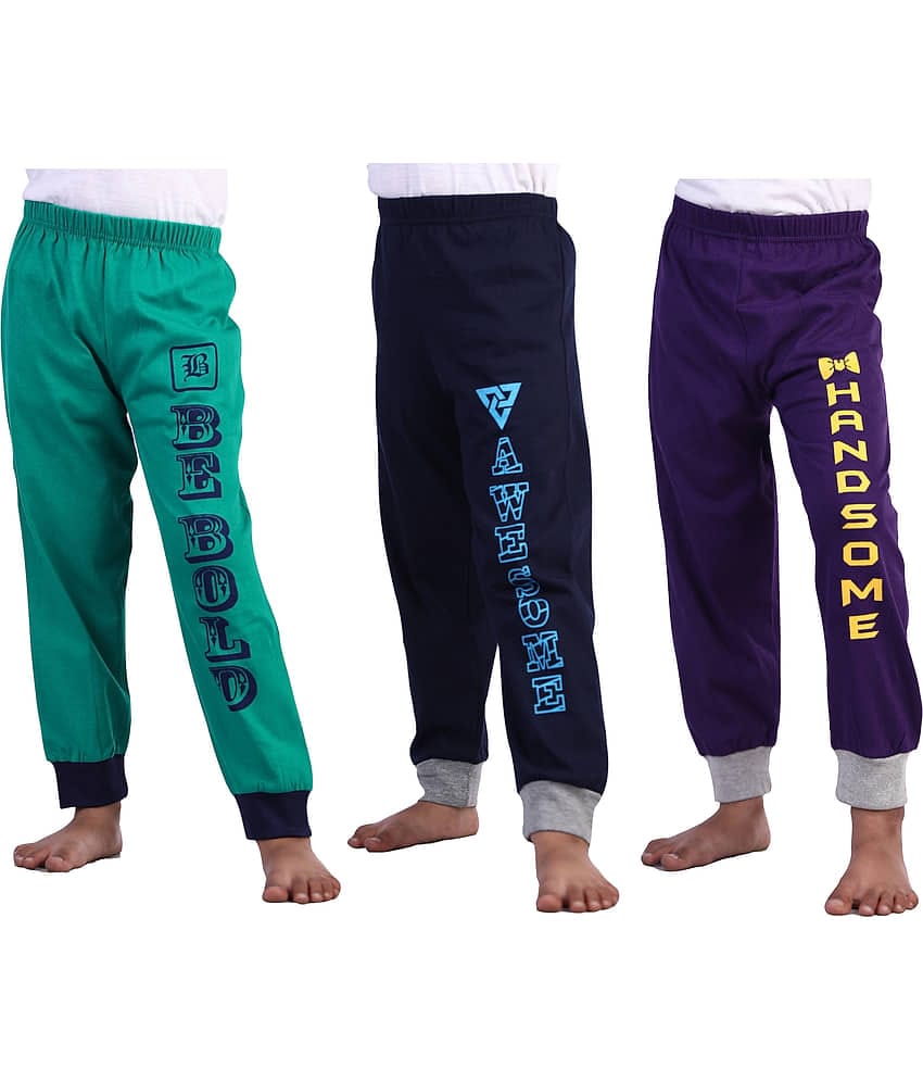 JILZ Pack of 3 Boys Cotton Trackpant ( Multi )