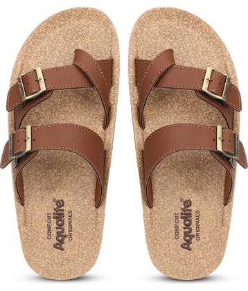 Aqualite Black Men's Slide Flip Flop