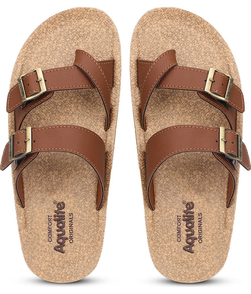 Aqualite Black Men's Slide Flip Flop