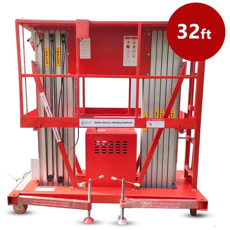 KALCO Mobile Electric Working Platform (Model: K-7018, Height: 10 Mtr (32ft*))