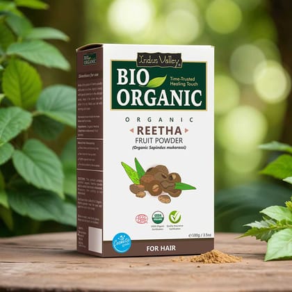 Bio Organic Reetha Fruit Powder-100gm