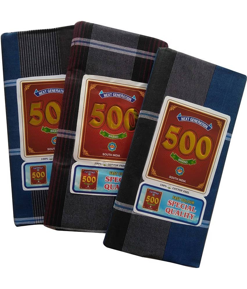 sundar Multi Lungi Pack of 3