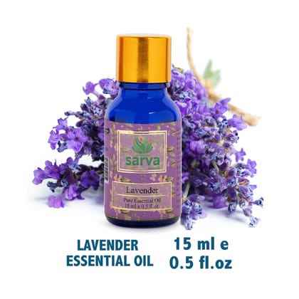 Lavender Essential Oil - Pure & Natural | Promotes Healthy Skin & Hair |-15ml