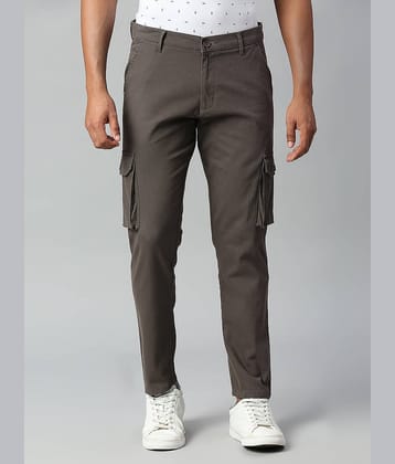 Dennis Lingo Dark Grey Slim Cargos ( Pack of 1 )