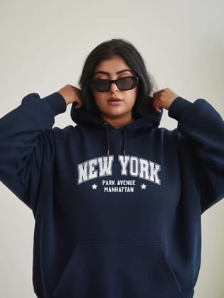 || NEW YORK || PLUS SIZE ||-Large / Navy
