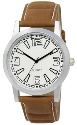 White Casual Analog Watch for Men LR15