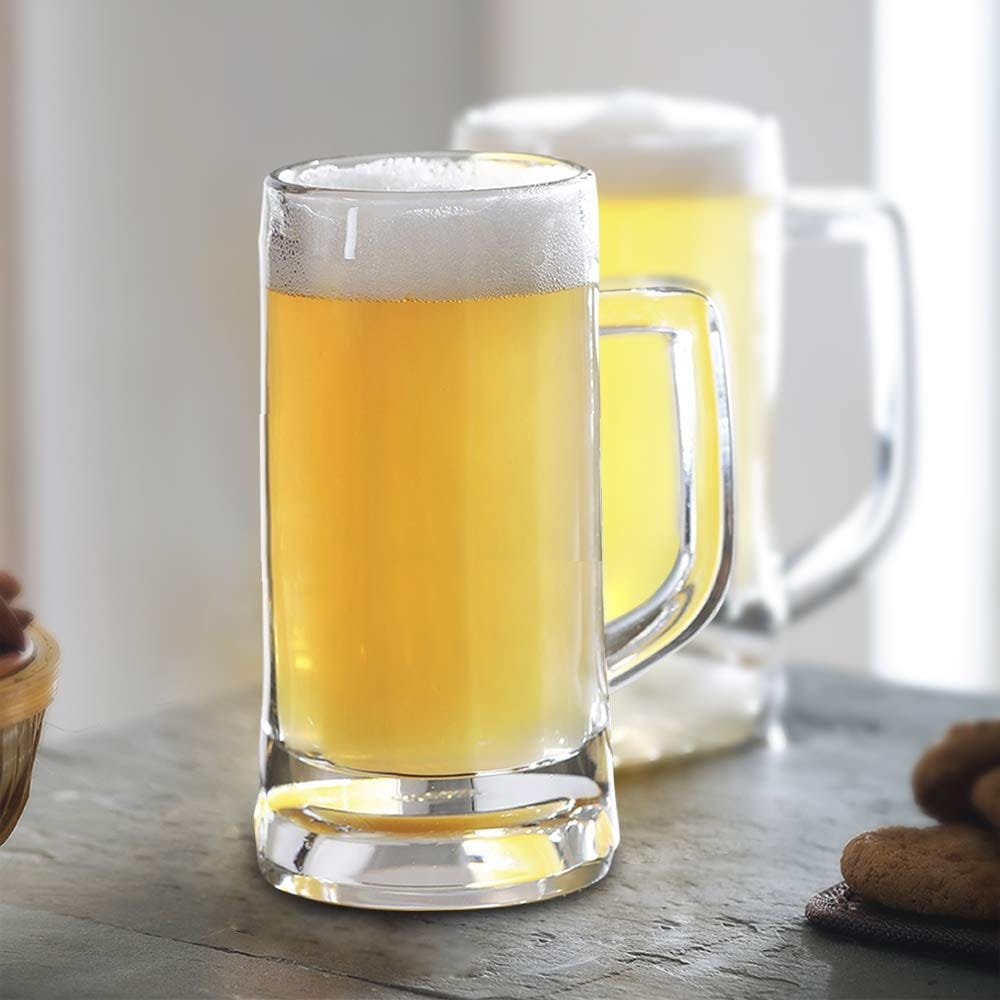 V4 Kitchen Partner Munich Beer Mug, Unbreakable Drinkware, Premium Polycarbonate - 350ml (1 Piece)