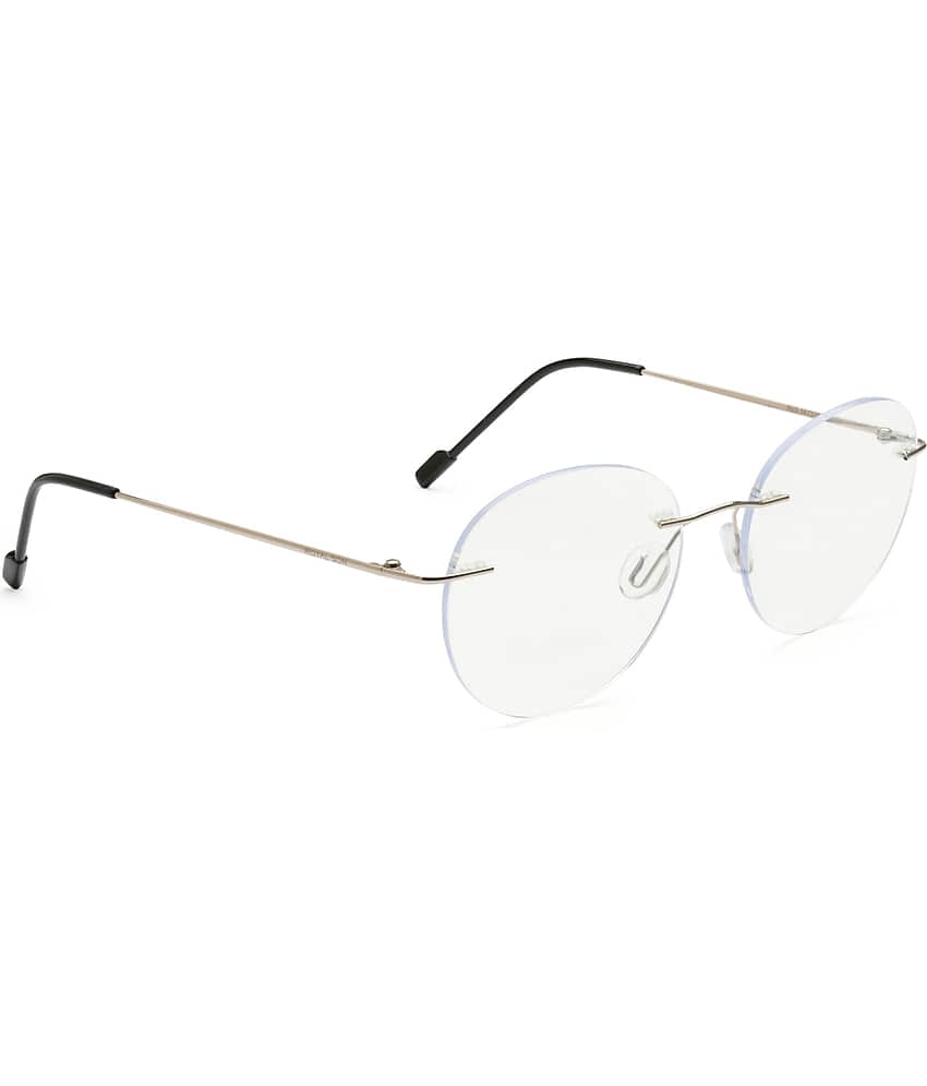 Admire Brown Rimless Round Computer Glasses ( Pack of 1 )