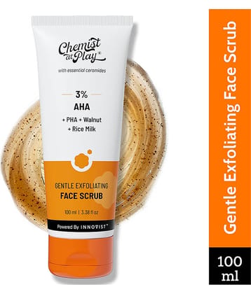 Chemist at Play Gentle Exfoliating Face Scrub Removes Dead Skin & Blackheads, 100 ml
